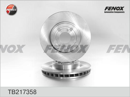 Fenox TB217358 - Тормозной диск autospares.lv