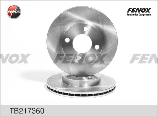 Fenox TB217360 - Тормозной диск autospares.lv