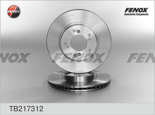 Fenox TB217312 - Тормозной диск autospares.lv