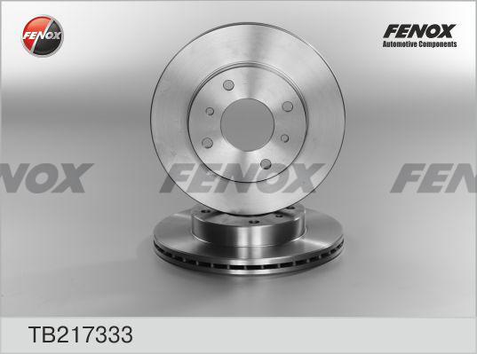 Fenox TB217333 - Тормозной диск autospares.lv