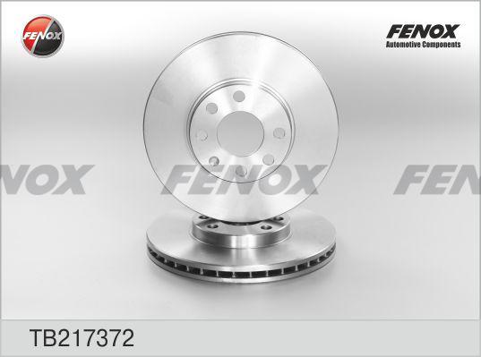 Fenox TB217372 - Тормозной диск autospares.lv