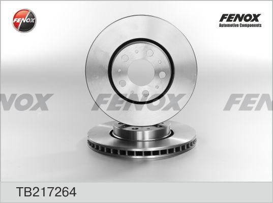 Fenox TB217264 - Тормозной диск autospares.lv