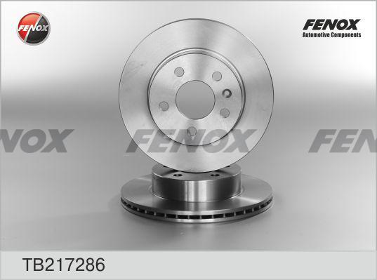 Fenox TB217286 - Тормозной диск autospares.lv