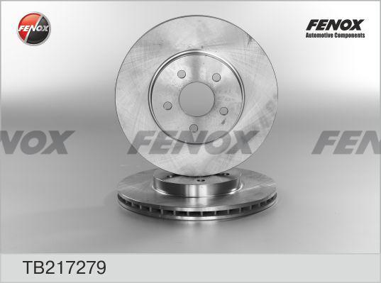 Fenox TB217279 - Тормозной диск autospares.lv