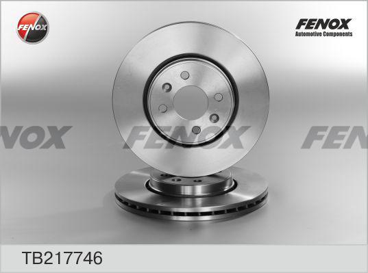 Fenox TB217746 - Тормозной диск autospares.lv