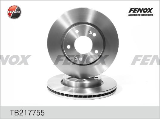 Fenox TB217755 - Тормозной диск autospares.lv