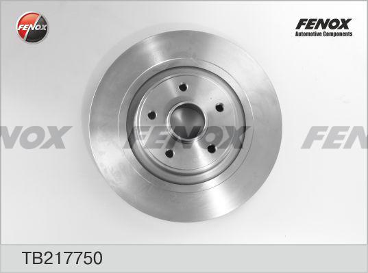 Fenox TB217750 - Тормозной диск autospares.lv