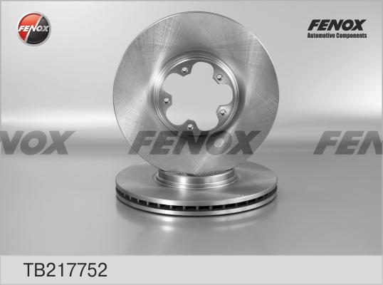 Fenox TB217752 - Тормозной диск autospares.lv