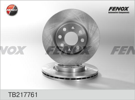 Fenox TB217761 - Тормозной диск autospares.lv