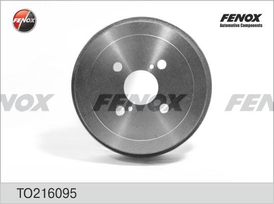 Fenox TO216095 - Тормозной барабан autospares.lv