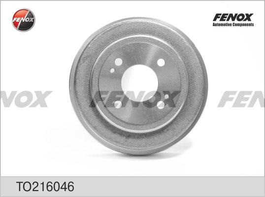 Fenox TO216046 - Тормозной барабан autospares.lv