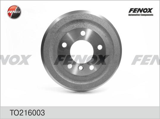 Fenox TO216003 - Тормозной барабан autospares.lv