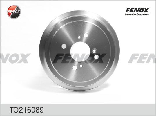 Fenox TO216089 - Тормозной барабан autospares.lv