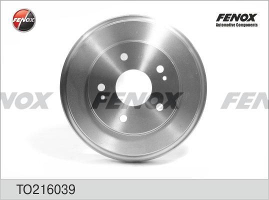 Fenox TO216039 - Тормозной барабан autospares.lv