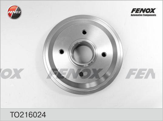 Fenox TO216024 - Тормозной барабан autospares.lv