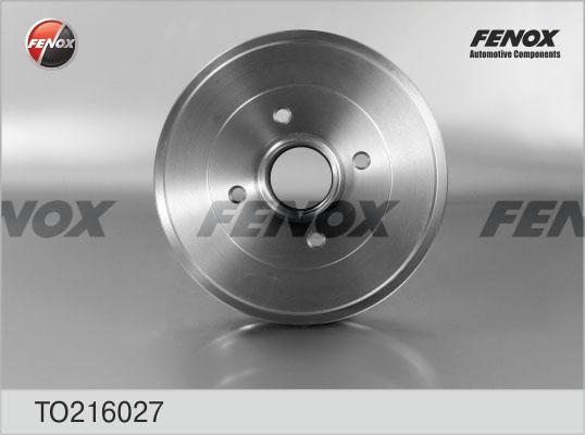 Fenox TO216027 - Тормозной барабан autospares.lv
