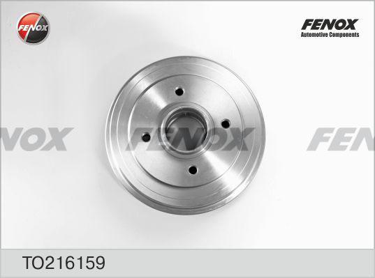 Fenox TO216159 - Тормозной барабан autospares.lv