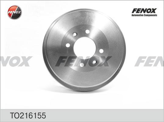 Fenox TO216155 - Тормозной барабан autospares.lv