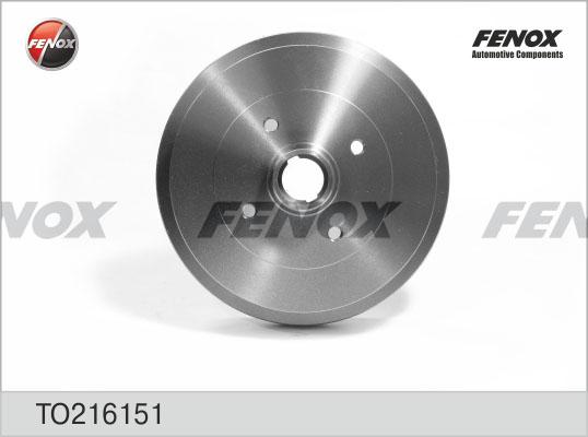 Fenox TO216151 - Тормозной барабан autospares.lv