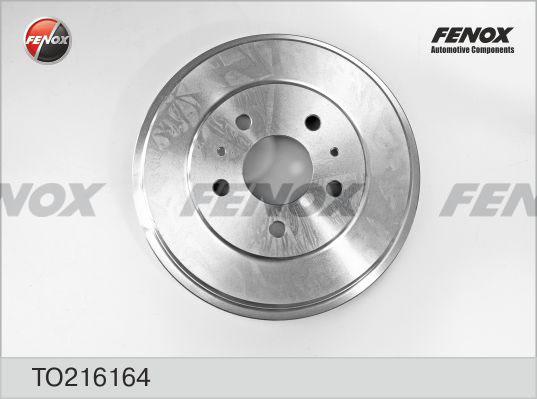 Fenox TO216164 - Тормозной барабан autospares.lv