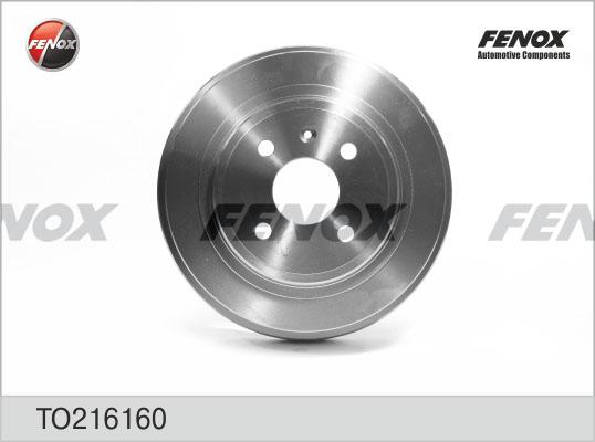 Fenox TO216160 - Тормозной барабан autospares.lv