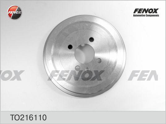 Fenox TO216110 - Тормозной барабан autospares.lv