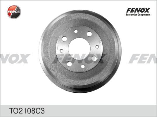 Fenox TO2108C3 - Тормозной барабан autospares.lv