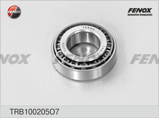 Fenox TRB100205O7 - Подшипник ступицы колеса, комплект autospares.lv