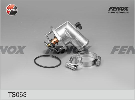 Fenox TS063 - Термостат охлаждающей жидкости / корпус autospares.lv