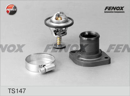 Fenox TS147 - Термостат охлаждающей жидкости / корпус autospares.lv