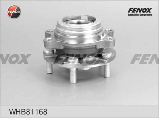 Fenox WHB81168 - Ступица колеса, поворотный кулак autospares.lv