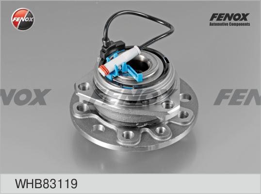 Fenox WHB83119 - Ступица колеса, поворотный кулак autospares.lv