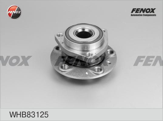 Fenox WHB83125 - Ступица колеса, поворотный кулак autospares.lv