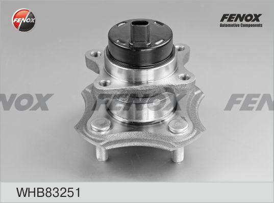 Fenox WHB83251 - Ступица колеса, поворотный кулак autospares.lv