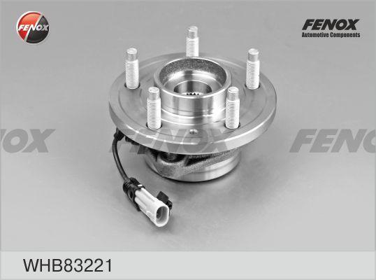 Fenox WHB83221 - Ступица колеса, поворотный кулак autospares.lv