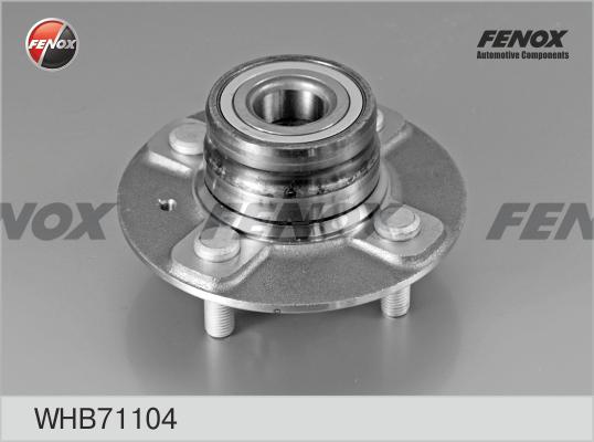 Fenox WHB71104 - Ступица колеса, поворотный кулак autospares.lv