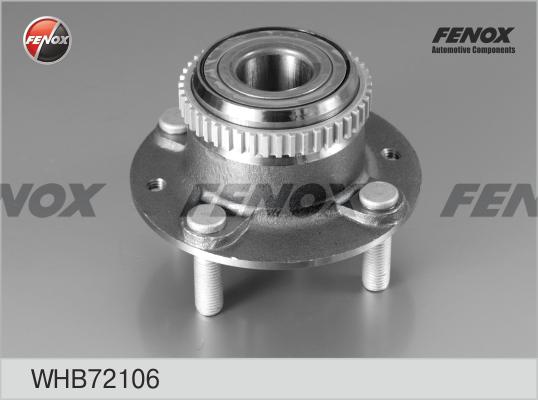 Fenox WHB72106 - Ступица колеса, поворотный кулак autospares.lv