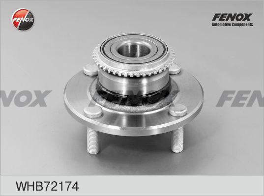 Fenox WHB72174 - Ступица колеса, поворотный кулак autospares.lv