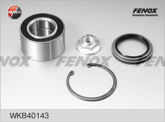 Fenox WKB40143 - Подшипник ступицы колеса, комплект autospares.lv