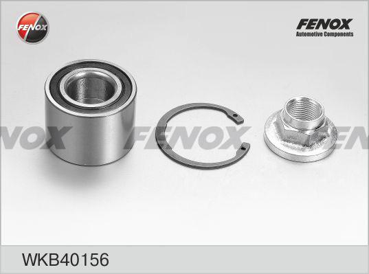 Fenox WKB40156 - Подшипник ступицы колеса, комплект autospares.lv