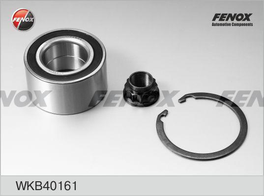 Fenox WKB40161 - Подшипник ступицы колеса, комплект autospares.lv