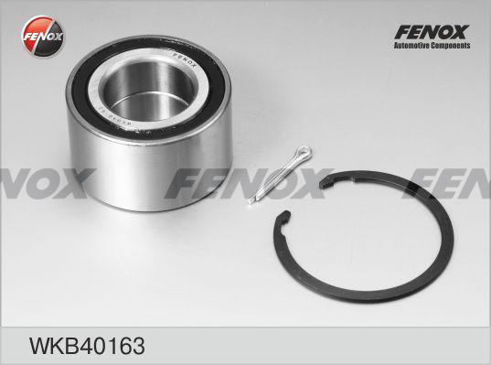 Fenox WKB40163 - Подшипник ступицы колеса, комплект autospares.lv