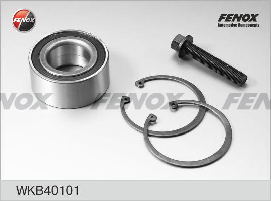 Fenox WKB40101 - Подшипник ступицы колеса, комплект autospares.lv