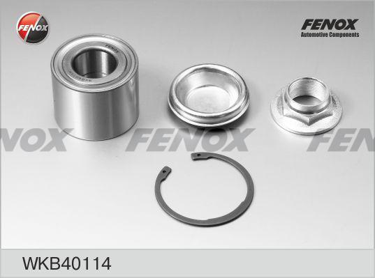 Fenox WKB40114 - Подшипник ступицы колеса, комплект autospares.lv