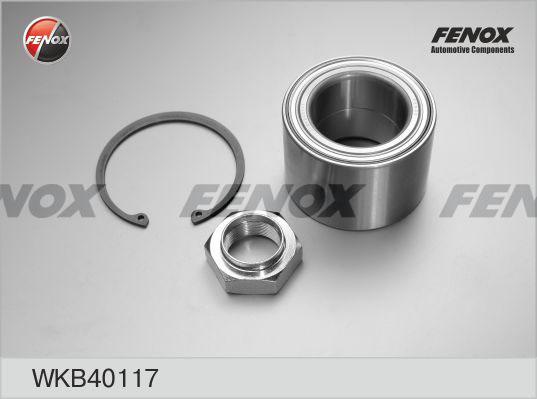 Fenox WKB40117 - Подшипник ступицы колеса, комплект autospares.lv