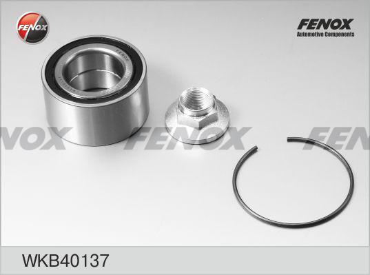 Fenox WKB40137 - Подшипник ступицы колеса, комплект autospares.lv