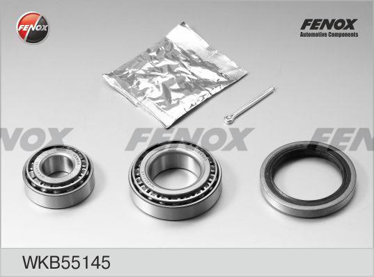 Fenox WKB55145 - Подшипник ступицы колеса, комплект autospares.lv