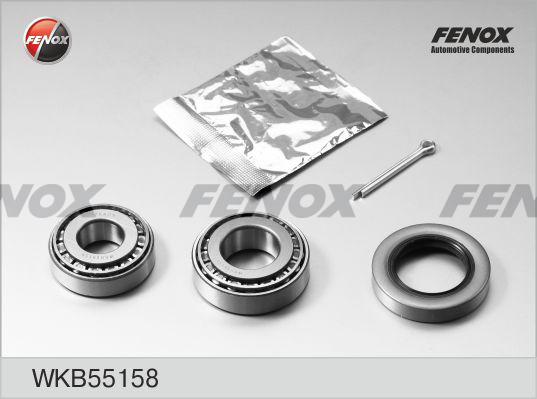 Fenox WKB55158 - Подшипник ступицы колеса, комплект autospares.lv