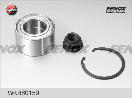 Fenox WKB60159 - Подшипник ступицы колеса, комплект autospares.lv