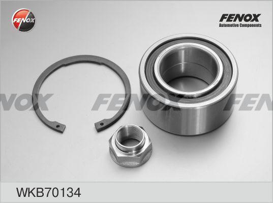 Fenox WKB70134 - Подшипник ступицы колеса, комплект autospares.lv